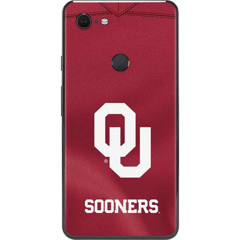 University of Oklahoma Red Jersey Google Pixel 3 XL Skin